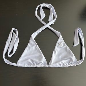 Boutine LA Lavender Tie-Knot Bikini Top.